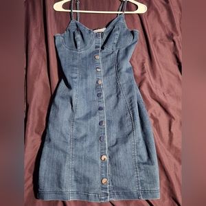 Button Jean dress